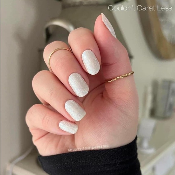 *Retired* Color Street: Couldn’t Carat Less | White Glitter Party Winter Sparkle - Picture 10 of 16